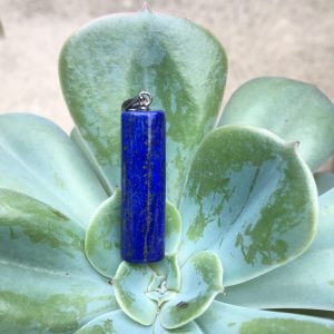 JEWELLERY, PENDANTS lapis lazuli tube 3cm