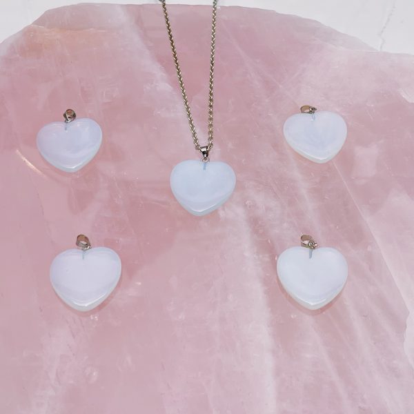 Opalite Heart pendant