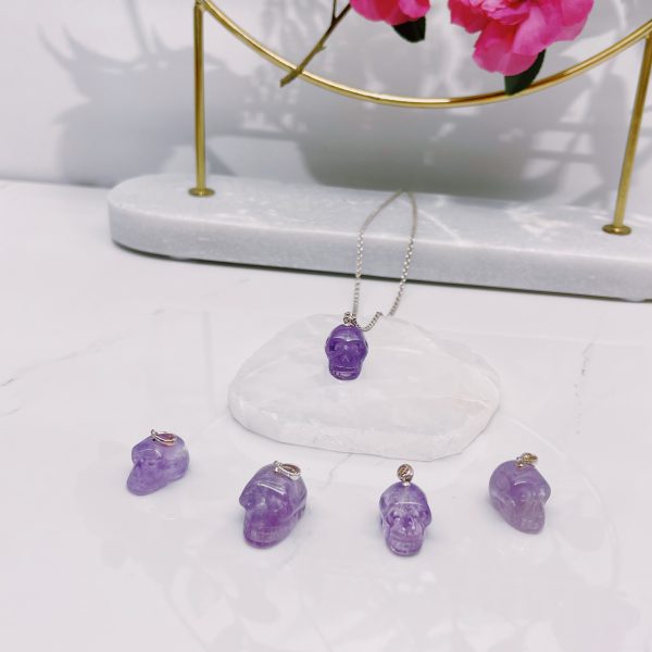 Amethyst Skull pendant