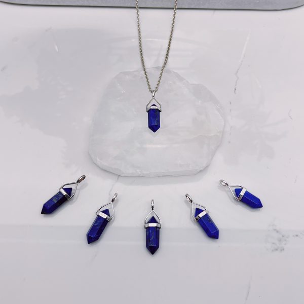 Lapis Lazuli point pendant