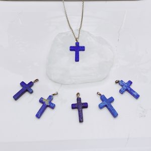 Lapis Lazuli cross pendant