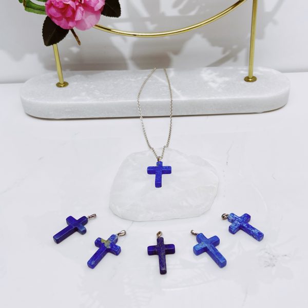 Lapis Lazuli cross pendant