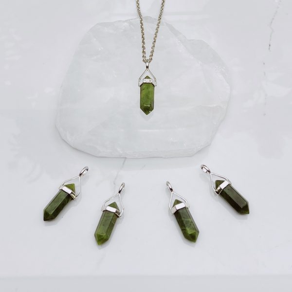 Canadian jade point pendant