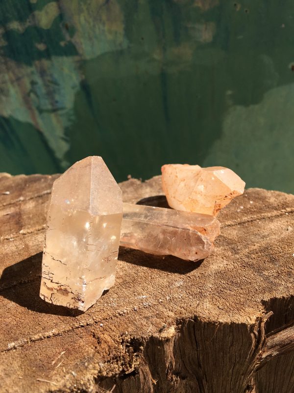 RAW CRYSTALS & SPECIMENS tangerine quartz points