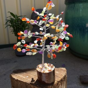 TREES multi colour 20cm 160 beads (each)