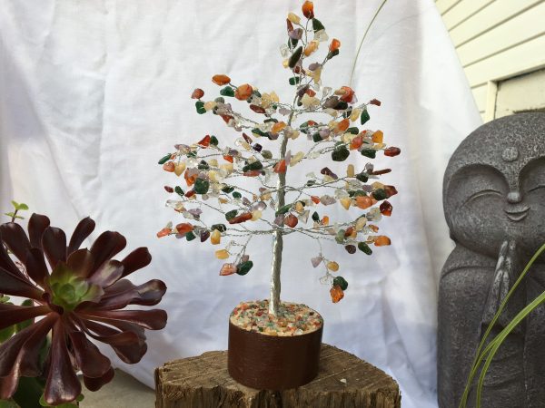 TREES multi coloured 22cm 300 beads (each)