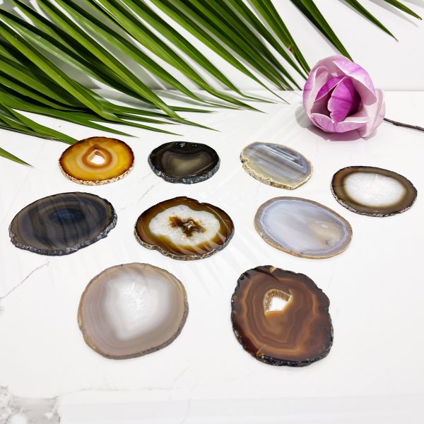 AGATE Natural Agate slice 10cm